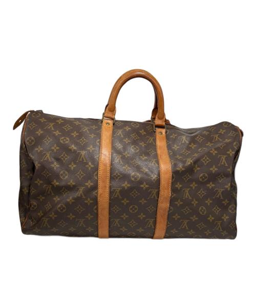 LOUIS VUITTON（ルイ ヴィトン）LOUIS VUITTON (ルイ ヴィトン) トラベルバッグ ブラウンの古着・服飾アイテム