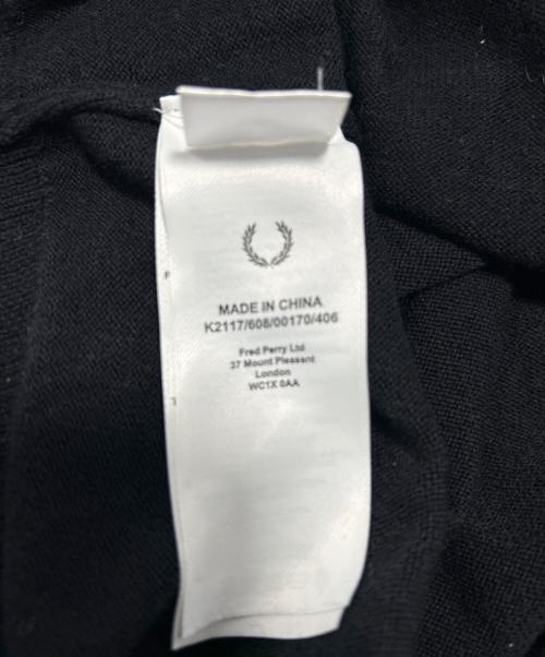 FRED PERRY（フレッドペリー）FRED PERRY (フレッドペリー) 薄手ニット ネイビー サイズ:38の古着・服飾アイテム