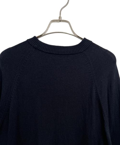 FRED PERRY（フレッドペリー）FRED PERRY (フレッドペリー) 薄手ニット ネイビー サイズ:38の古着・服飾アイテム