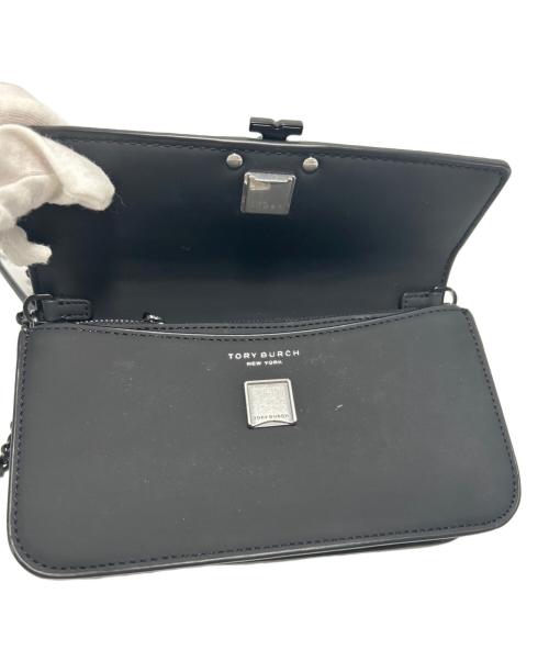 TORY BURCH（トリーバーチ）TORY BURCH (トリーバーチ) チェーンショルダーバッグ ブラックの古着・服飾アイテム