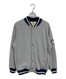 VAN（ヴァン）の古着「カットスタジアムジャンパー」｜グレー