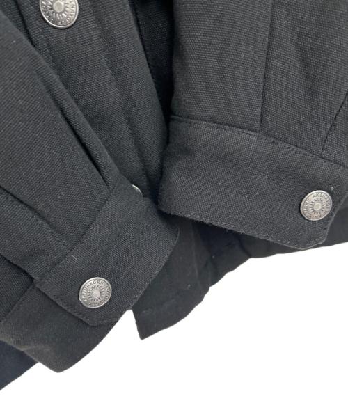 Amina（アミナ）Amina (アミナ) grn (ジーアールエヌ) キリム風刺繍ジャケット ブラック サイズ:Fの古着・服飾アイテム