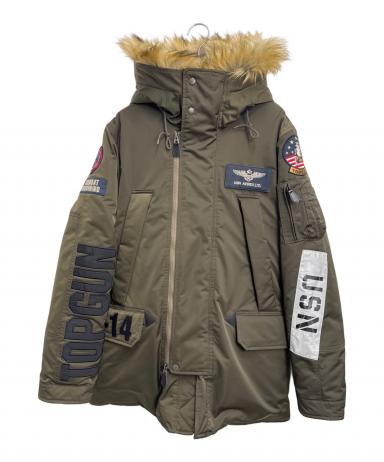 【タグ付き未使用★00s】AVIREX　アヴィレックス　N-3B　オリーブ 中古・古着通販】AVIREX (アヴィレックス) N-3Bタイプコート オリーブ