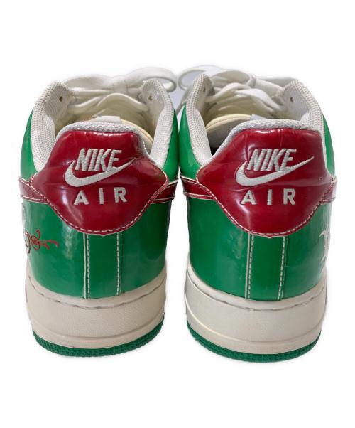 NIKE（ナイキ）NIKE (ナイキ) Mr. Cartoon (ミスター・カートゥーン) Air Force 1 Low（エアフォース1 ロー） グリーン×ホワイト サイズ:29cmの古着・服飾アイテム