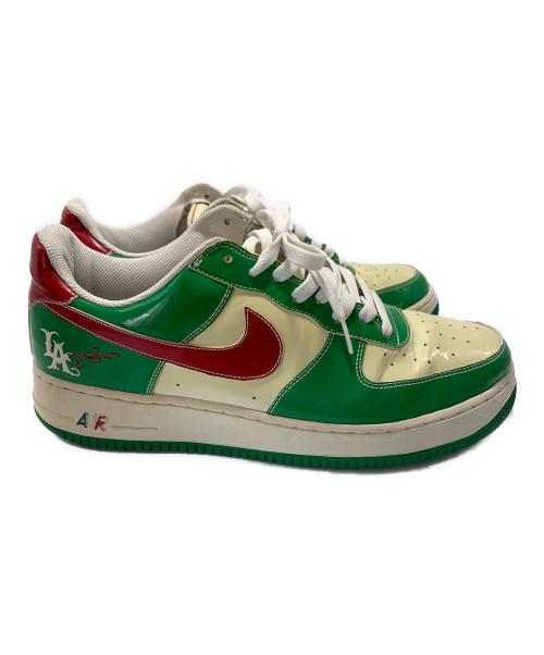 NIKE（ナイキ）NIKE (ナイキ) Mr. Cartoon (ミスター・カートゥーン) Air Force 1 Low（エアフォース1 ロー） グリーン×ホワイト サイズ:29cmの古着・服飾アイテム