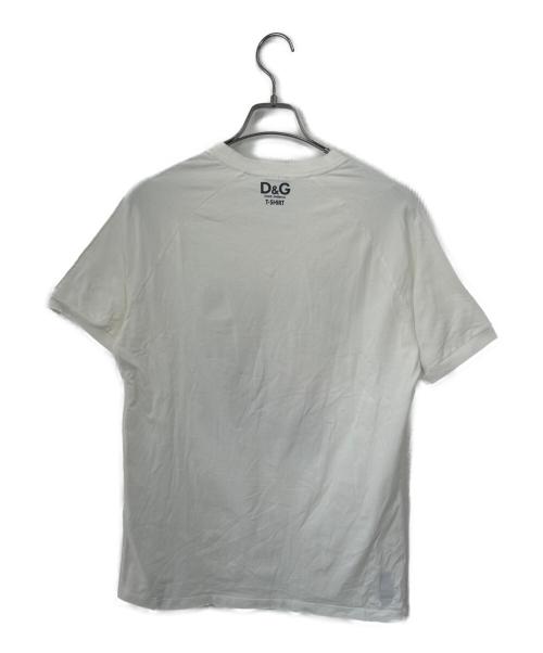 DOLCE & GABBANA（ドルチェ＆ガッバーナ）DOLCE & GABBANA (ドルチェ＆ガッバーナ) 半袖カットソー ホワイト サイズ:XXLの古着・服飾アイテム