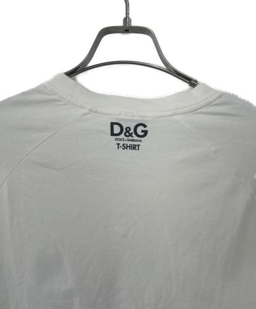 DOLCE & GABBANA（ドルチェ＆ガッバーナ）DOLCE & GABBANA (ドルチェ＆ガッバーナ) 半袖カットソー ホワイト サイズ:XXLの古着・服飾アイテム