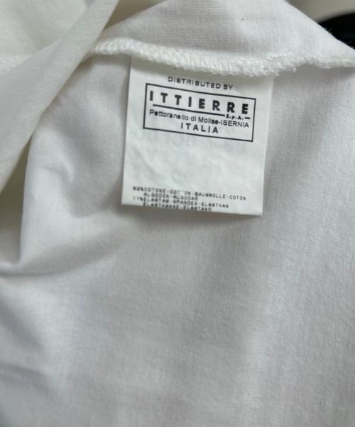VERSACE JEANS COUTURE（ヴェルサーチ ジーンズクチュール）VERSACE JEANS COUTURE (ヴェルサーチ ジーンズクチュール) 半袖カットソー ホワイト サイズ:XLの古着・服飾アイテム
