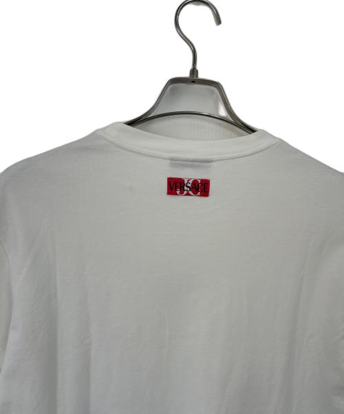 VERSACE JEANS COUTURE（ヴェルサーチ ジーンズクチュール）VERSACE JEANS COUTURE (ヴェルサーチ ジーンズクチュール) 半袖カットソー ホワイト サイズ:XLの古着・服飾アイテム