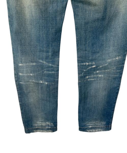 DOLCE & GABBANA（ドルチェ＆ガッバーナ）DOLCE & GABBANA (ドルチェ＆ガッバーナ) ダメージ加工デニムパンツ インディゴ サイズ:52の古着・服飾アイテム