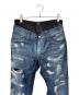 中古・古着 DOLCE & GABBANA (ドルチェ＆ガッバーナ) アンダーウェアレイヤードデニムパンツ インディゴ サイズ:50：15000円