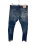 DSQUARED2 (ディースクエアード) ダメージ加工デニムパンツ インディゴ サイズ:48：8000円