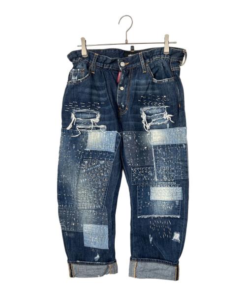 DSQUARED2（ディースクエアード）DSQUARED2 (ディースクエアード) デニムパンツ インディゴ サイズ:48の古着・服飾アイテム