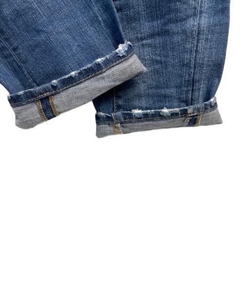 DSQUARED2（ディースクエアード）DSQUARED2 (ディースクエアード) ダメージ加工デニムパンツ インディゴ サイズ:48の古着・服飾アイテム