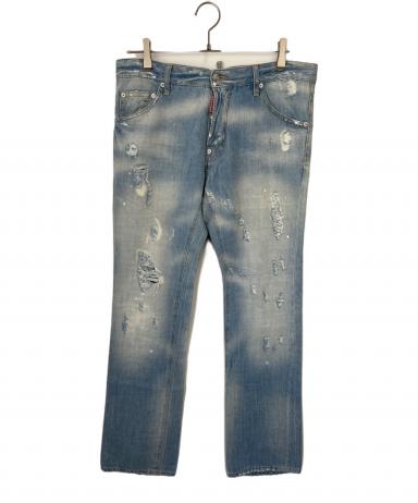 DSQUARED2 ディースクエアード　ジーンズ　ダメージ加工 中古・古着通販】DSQUARED2 (ディースクエアード) ダメージ加工デニム
