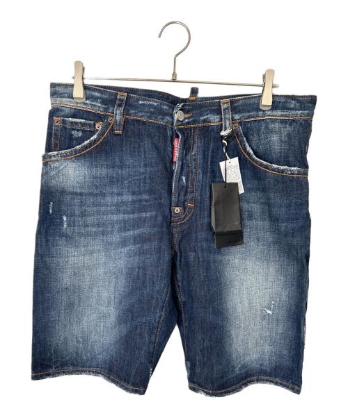 DSQUARED2（ディースクエアード）DSQUARED2 (ディースクエアード) デニムハーフパンツ インディゴ サイズ:50の古着・服飾アイテム