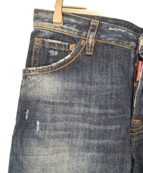 DSQUARED2（ディースクエアード）DSQUARED2 (ディースクエアード) デニムハーフパンツ インディゴ サイズ:50の古着・服飾アイテム