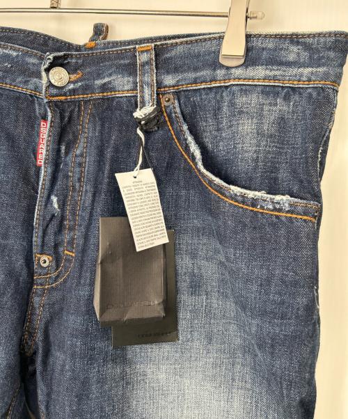 DSQUARED2（ディースクエアード）DSQUARED2 (ディースクエアード) デニムハーフパンツ インディゴ サイズ:50の古着・服飾アイテム