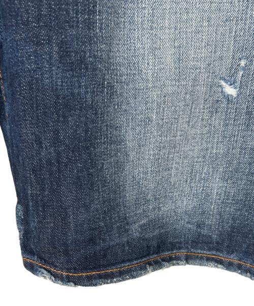 DSQUARED2（ディースクエアード）DSQUARED2 (ディースクエアード) デニムハーフパンツ インディゴ サイズ:50の古着・服飾アイテム