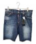 DSQUARED2（ディースクエアード）の古着「デニムハーフパンツ」｜インディゴ