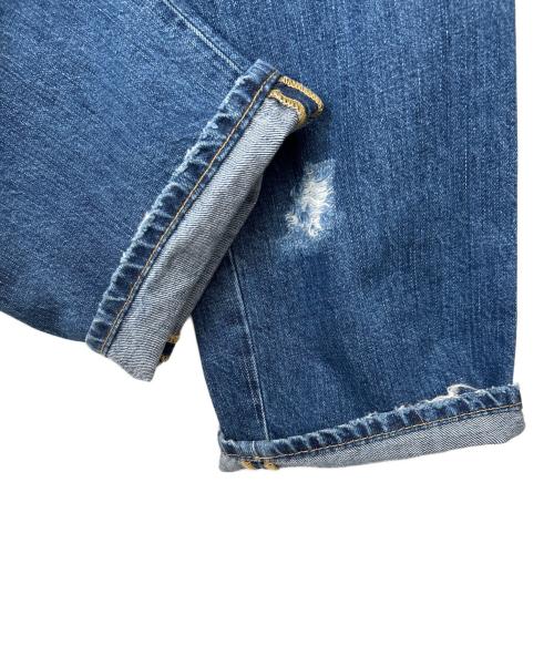 DSQUARED2（ディースクエアード）DSQUARED2 (ディースクエアード) ビッグスタッズデニムパンツ インディゴ サイズ:48の古着・服飾アイテム