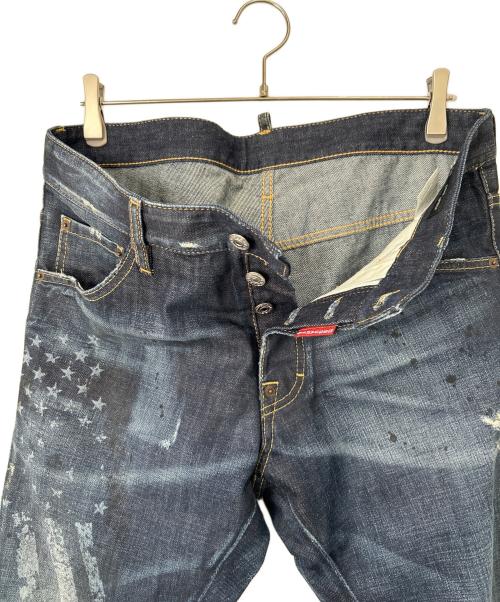 DSQUARED2（ディースクエアード）DSQUARED2 (ディースクエアード) デニムパンツ インディゴ サイズ:48の古着・服飾アイテム