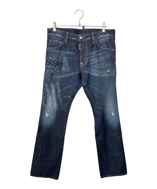 DSQUARED2（ディースクエアード）DSQUARED2 (ディースクエアード) デニムパンツ インディゴ サイズ:48の古着・服飾アイテム