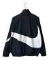 NIKE (ナイキ) HBR STMT WOVEN JACKET ブラック×ホワイト サイズ:XL：5000円