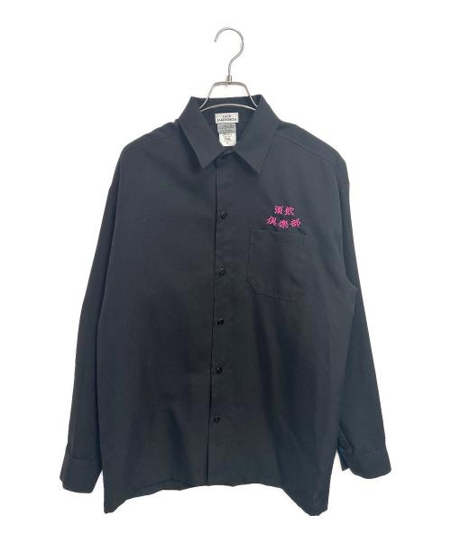 CLUB SAKENOMITAI（クラブサケノミタイ）CLUB SAKENOMITAI (クラブサケノミタイ) CalTop (キャルトップ) 長袖シャツ ブラック サイズ:Sの古着・服飾アイテム