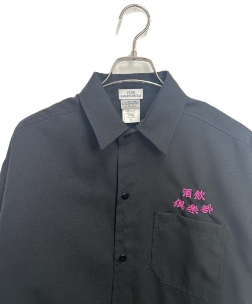 CLUB SAKENOMITAI（クラブサケノミタイ）CLUB SAKENOMITAI (クラブサケノミタイ) CalTop (キャルトップ) 長袖シャツ ブラック サイズ:Sの古着・服飾アイテム
