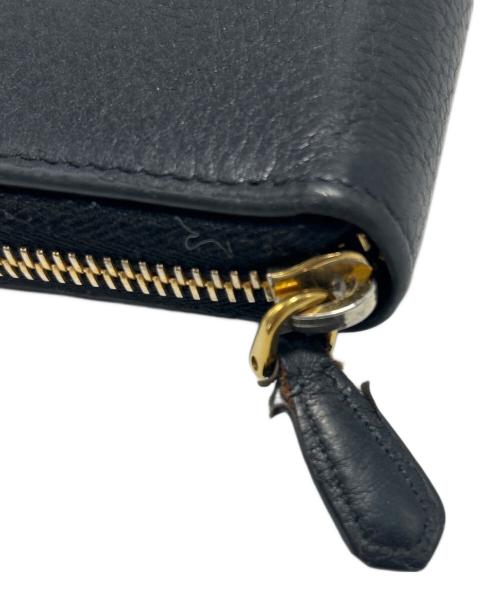PRADA（プラダ）PRADA (プラダ) ラウンドファスナー財布 ブラックの古着・服飾アイテム