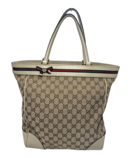 GUCCI（グッチ）GUCCI (グッチ) トートバッグ ベージュの古着・服飾アイテム