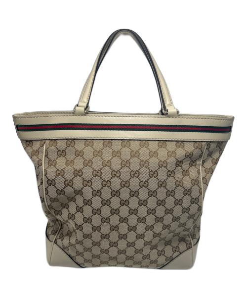 GUCCI（グッチ）GUCCI (グッチ) トートバッグ ベージュの古着・服飾アイテム
