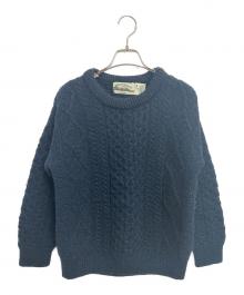 arancrafts（アランクラフト）の古着「厚手ニット」｜ブルー