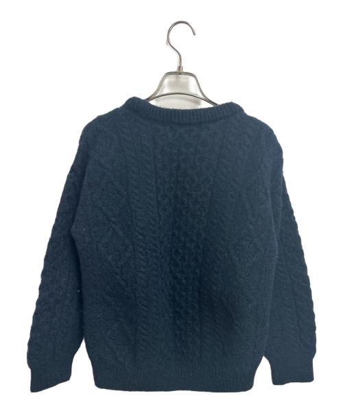 arancrafts（アランクラフト）arancrafts (アランクラフト) 厚手ニット ブルー サイズ:Mの古着・服飾アイテム