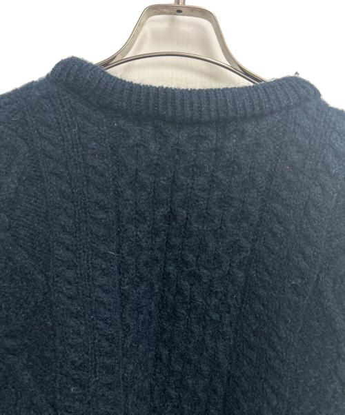 arancrafts（アランクラフト）arancrafts (アランクラフト) 厚手ニット ブルー サイズ:Mの古着・服飾アイテム