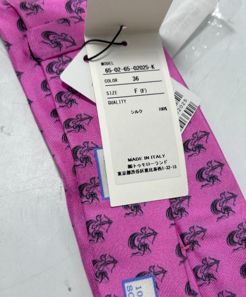 TOMORROW LAND（トゥモローランド）TOMORROW LAND (トゥモローランド) ネクタイ パープル サイズ:F 未使用品の古着・服飾アイテム