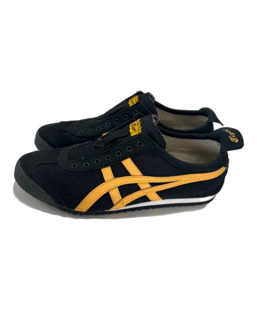 Onitsuka Tiger（オニツカタイガー）Onitsuka Tiger (オニツカタイガー) MEXICO 66 SLIP-ON　ローカットスニーカー ブラック×イエロー サイズ:27.5の古着・服飾アイテム