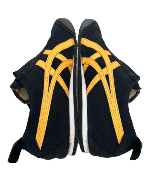 Onitsuka Tiger（オニツカタイガー）Onitsuka Tiger (オニツカタイガー) MEXICO 66 SLIP-ON　ローカットスニーカー ブラック×イエロー サイズ:27.5の古着・服飾アイテム