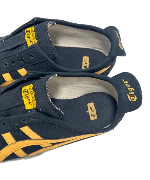 Onitsuka Tiger（オニツカタイガー）Onitsuka Tiger (オニツカタイガー) MEXICO 66 SLIP-ON　ローカットスニーカー ブラック×イエロー サイズ:27.5の古着・服飾アイテム