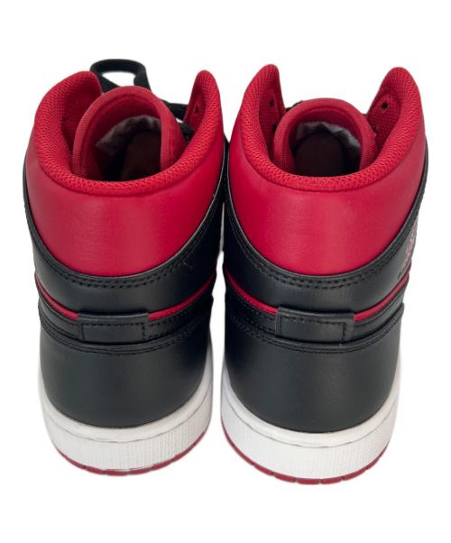 NIKE（ナイキ）NIKE (ナイキ) AIR JORDAN　ハイカットスニーカー ブラック×レッド サイズ:27の古着・服飾アイテム