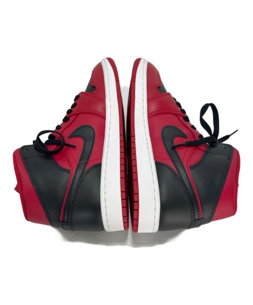 NIKE（ナイキ）NIKE (ナイキ) AIR JORDAN　ハイカットスニーカー ブラック×レッド サイズ:27の古着・服飾アイテム