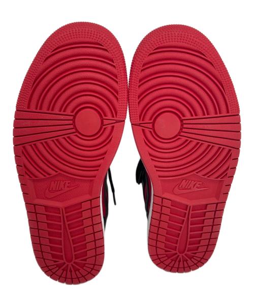 NIKE（ナイキ）NIKE (ナイキ) AIR JORDAN　ハイカットスニーカー ブラック×レッド サイズ:27の古着・服飾アイテム