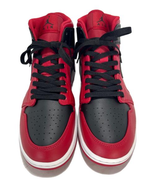 NIKE（ナイキ）NIKE (ナイキ) AIR JORDAN　ハイカットスニーカー ブラック×レッド サイズ:27の古着・服飾アイテム