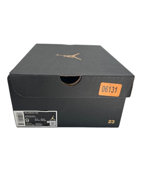 NIKE（ナイキ）NIKE (ナイキ) AIR JORDAN　ハイカットスニーカー ブラック×レッド サイズ:27の古着・服飾アイテム