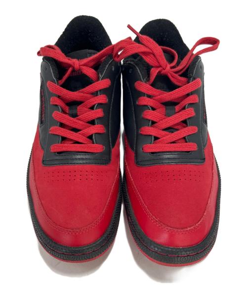 REEBOK（リーボック）REEBOK (リーボック) スニーカー CLUB C 85 VINTAGE　 ブラック×レッド サイズ:27.5cmの古着・服飾アイテム