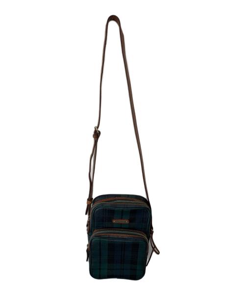 RALPH LAUREN（ラルフローレン）RALPH LAUREN (ラルフローレン) ショルダーバッグ グリーン×ブルーの古着・服飾アイテム