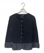 BURBERRY LONDONバーバリーロンドン）の古着「薄手カーディガン」｜ブラック
