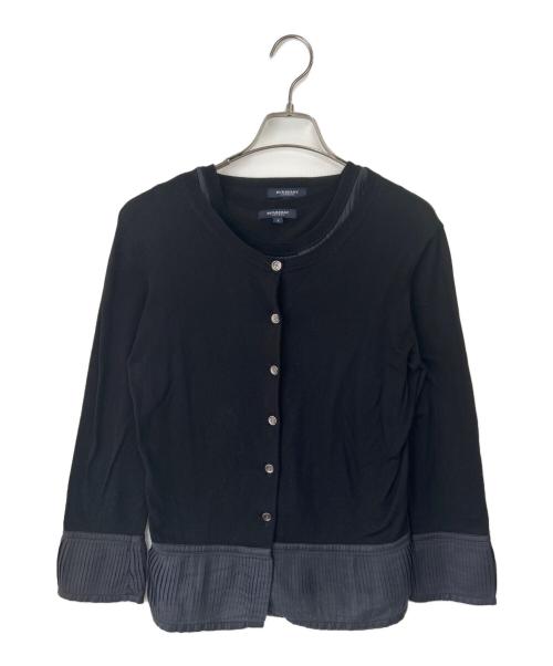 BURBERRY LONDON（バーバリーロンドン）BURBERRY LONDON (バーバリーロンドン) 薄手カーディガン ブラック サイズ:2の古着・服飾アイテム