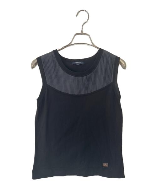 BURBERRY LONDON（バーバリーロンドン）BURBERRY LONDON (バーバリーロンドン) 薄手カーディガン ブラック サイズ:2の古着・服飾アイテム